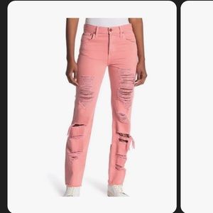 Alice + Olivia Distressed Jeans